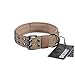 OneTigris Military Adjustable Dog Collar with Metal D Ring & Buckle 2 Sizes (Coyote Brown, M)