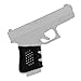 Handgun Grip Sleeve ✮ Compatible with Glock ✮ The Ultimate Silicone Rubber Sleeve ✮ Fits G17 / G19 / G20 / G21 / G22 / G23 / G31 / G32 / G37 / G38 ✮ (Black)