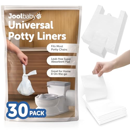 Disposable Potty Liners – Universal Fit for Potty Chairs, Super-Absorbent (30 C…
