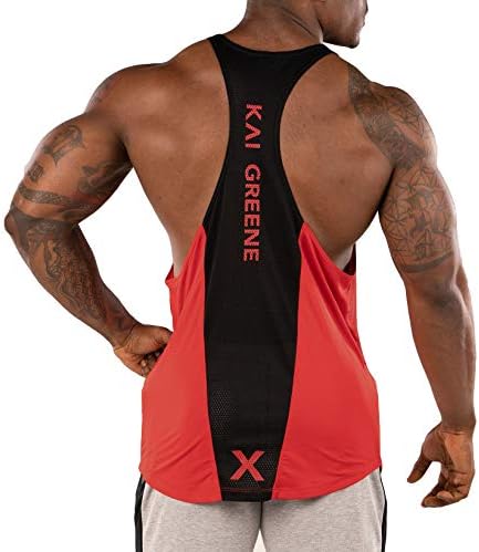 Voydsunflower Men's Muscle Gym Stringer Tank Tops Bodybuilding Fitness T-Shirts