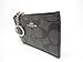 COACH F16107 MINI SKINNY ID BADGE KEY RING CASE Black Smoke/ Black