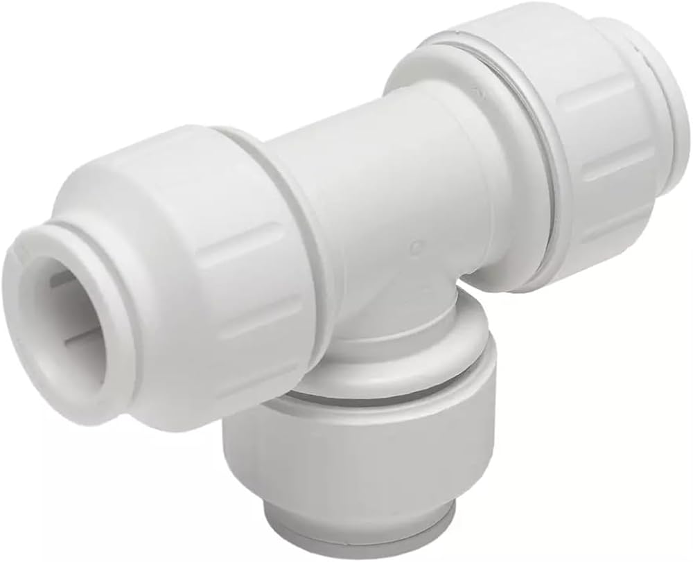 John Guest Speedfit PEM0222W 22mm Equal Tee Push Fit Plumbing