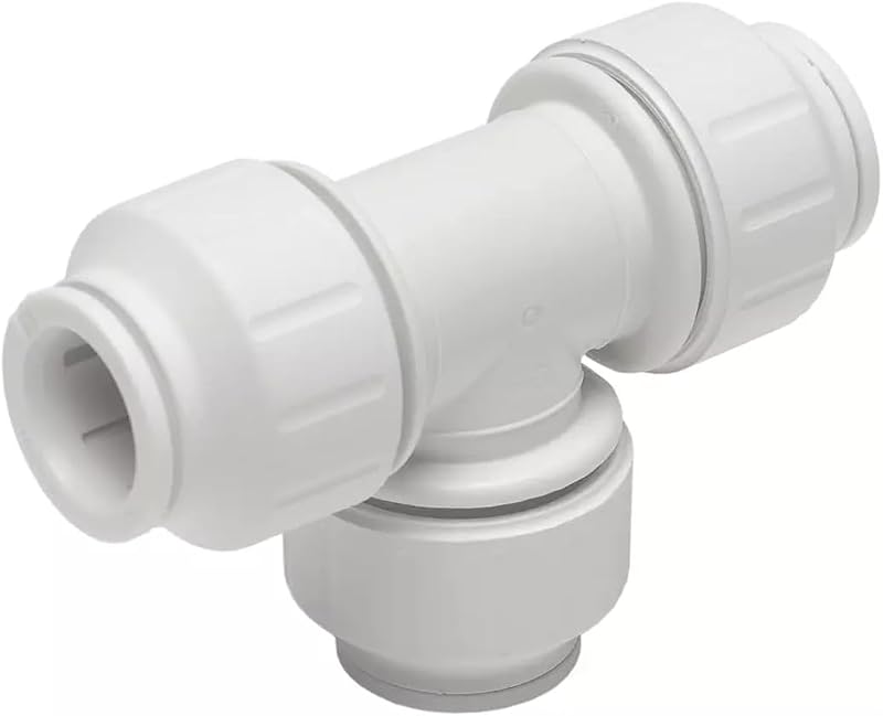 John Guest Speedfit PEM0222W 22mm Equal Tee Push Fit Plumbing