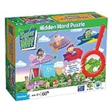 Super Why Flying Over Town 60 pc Hidden Word Jigsaw Puzzle