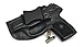 Rounded IWB Holster Fits: Ruger LC9 LC9s LC380 EC9s Holster - RH - Black Kydex - Concealment Express - American Made