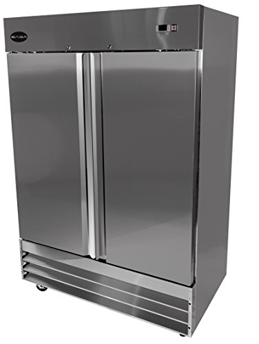 SABA Heavy Duty Commercial Two Solid Door Reach-In Refrigerator - Thumbnail 2