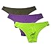 JACK SMITH Men's Underwear Lingerie Panties Briefs Plus Size, Purple/Fluorescent Green/Army Green(3-pack), X-Large