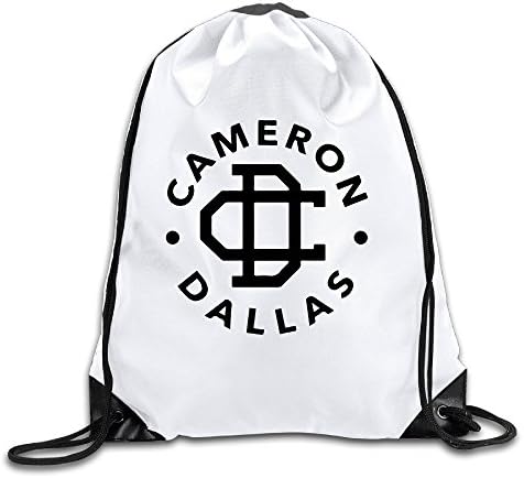 2016 Cameron Dallas Slogan Logo Drawstring Tote Backpack Canvas Bag