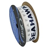 Offray NFL Seattle Seahawks Ribbon, 7/8 inches