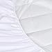 Organic Bamboo Crib Mattress Cover - Waterproof and Fitted Crib Protector Pad, For Baby Cribs, Breathable, High Absorbant, & Protects from Stains