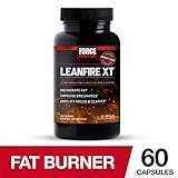 Force Factor LeanFire XT Thermogenic Weight Loss Supplement to Support Fat Oxidation with Added Energy, Endurance, and Mental Clarity, 60 Count