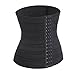 Junlan Waist Trainer, Corset Cincher Body Slimmer Shaper Tummy Control for Women (2XL) Black