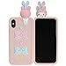 Case for iPhone X XS, Phenix-Color 3D Cute Cartoon Soft Silicone Hello Kitty Gel Back Cover Case for iPhone X XS Amp Prime (No.18)