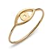 Evil Eye Ring in 18k Gold-plated 925 Sterling Silver (Size 6) by Silver Phantom Jewelry