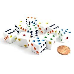 Koplow Games Set of 10 Six Sided D6 16mm Standard