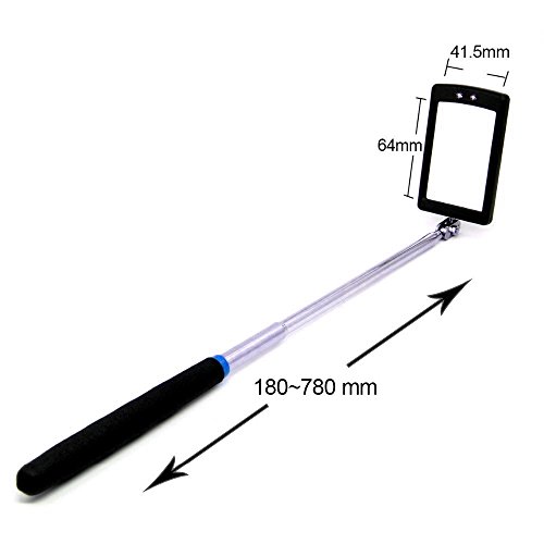 Inspection Mirror Telescopic LED lighting 360 degree flexible rotation for additional viewing - Thumbnail 3