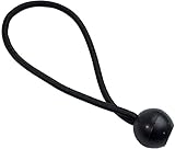 25 Pack Ball Bungee 6 inch Black | HeavyWeight
