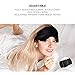 Sleep Mask-Eye Mask for Sleeping for Women Comfortable Super Soft Adjustable Blindfold Black 4 Pack