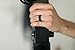 Mens Silicone Wedding Ring Band - ArcRings - (Gray/Black/Gray, 11)