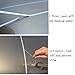 ZATOOTO Pinstripe Tape for Cars - DIY Vinyl White Pin Striping Decals, 385×0.47 inches Auto Waterproof Pin Stripe Tape Emblems Trim, Universal for Automotive Musical Instrument Home Door etc