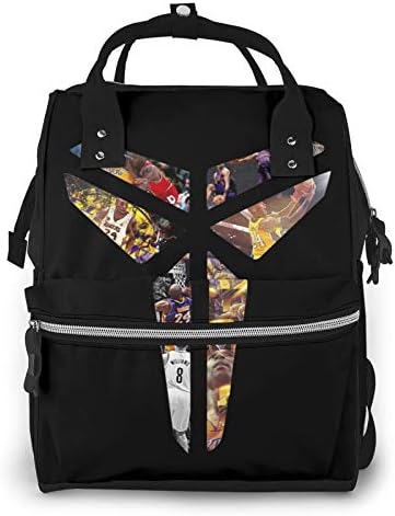 Amazon コービーブライアント 永遠の信仰 マザーズバッグ 軽量 おしゃれ 大容量 多機能 防水 ママバッグ マザーズリュック ベビー用品収納バッグ 通勤 旅行 出産準備 リュック 男女兼用 シューズ バッグ