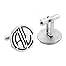 MUEEU Best Man Cuff links Tie Clips Round Wedding Engraved Accessories Groom Groomsman Jewelry Gifts