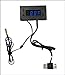 coolerguys 5V USB Powered Thermal Monitor with Digital LED Display for USB-Powered Case Fan