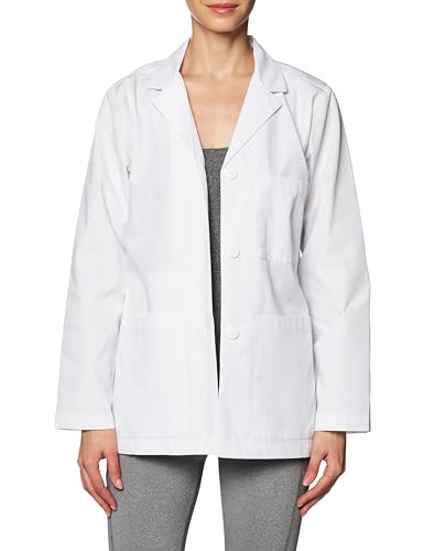 WINK WonderLAB Women's Consultation Coat, White, 2XL