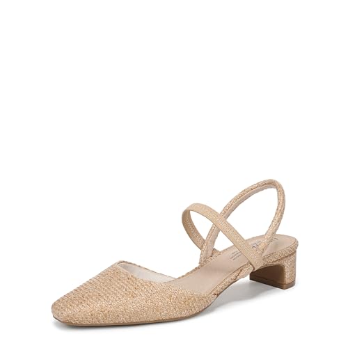 LifeStride Women's Lainey Pump Natural Tan Raffia 5 M