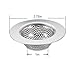 Wild Tribe Stainless Steel Sink Drain Filter Strainer Tub Bathroom Hair Catcher, Large Wide Rim 2.75