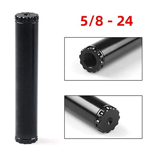 Aluminium Auto Fuel Filter Gas Inline Fuel Filter for Car Motorcycle ATV Bike (Black 5/8-24inch)