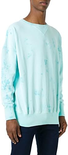 Faith Connexion Men's X3741j00055403 Light Blue Cotton Sweatshirt