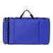 BAGAIL Flat Toiletry Kit, Cosmetic Organizer Bag for Travel Accessories Dark Blue