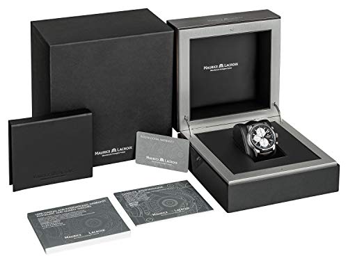Maurice-Lacroix-Pontos-Chronographe-Automatique-Herren-Armbanduhr-Chronograph-Automatik-mit-braunem-Lederband-PT6288-SS001-330-2