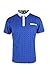 Lee Hanton Men's Tailored Anchor Printed Casual Slim Fit Classic Polo T-Shirt