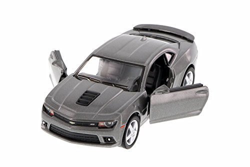 Kinsmart 2014 Chevrolet Camaro, Silver 5383D - 1/38 Scale Diecast Model Toy Car, but NO BOX