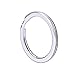 Sunmns 1.2 Inch Flat Key Chain Ring Colorful Metal Split Keychain Rings for Car Home Keys Organization, Arts Crafts, 36 Pieces