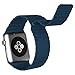 Apple Watch Band, JETech 42mm Genuine Leather Loop with Magnet Lock Strap Replacement Band for Apple Watch 42mm All Models No Buckle Needed (Blue) - 2181