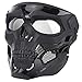 ATAIRSOFT Tactical Protective Adjustable Skull Full Face Mask for Airsoft Paintball Cosplay Costume Party Hockey