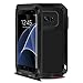 Tomplus Galaxy S7 Edge Case, Armor Tank Aluminum Metal Shockproof Military Heavy Duty Protector Cover Hard Case for Samsung Galaxy S7 Edge (Black)