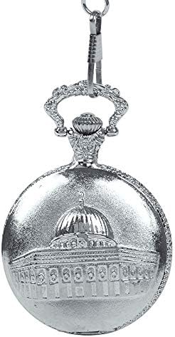 Cool Pocket Watches, Classical Large Silver Islamic Pocket Watch