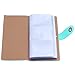 Business Card Holder Book PU Leather 300 Name Cards Organizer (Blue)
