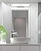 Cloudy Bay LED Bathroom Vanity Light,24 inch 4000K Cool White Bath Bar Fixture,20W 1000lm Dimmable,Brushed Nickel