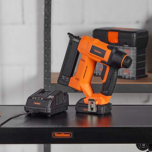 VonHaus 18V LiIon Cordless 23 Gauge Pin Nailer Cordless Battery