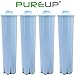 PUREUP Replacement for Jura® Water Filter, Compatible with Claris Blue Capresso® Clearyl Coffee Water Filter, 4 pack