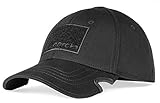 Notch Classic Stretch Fit Black Operator Cap S/M