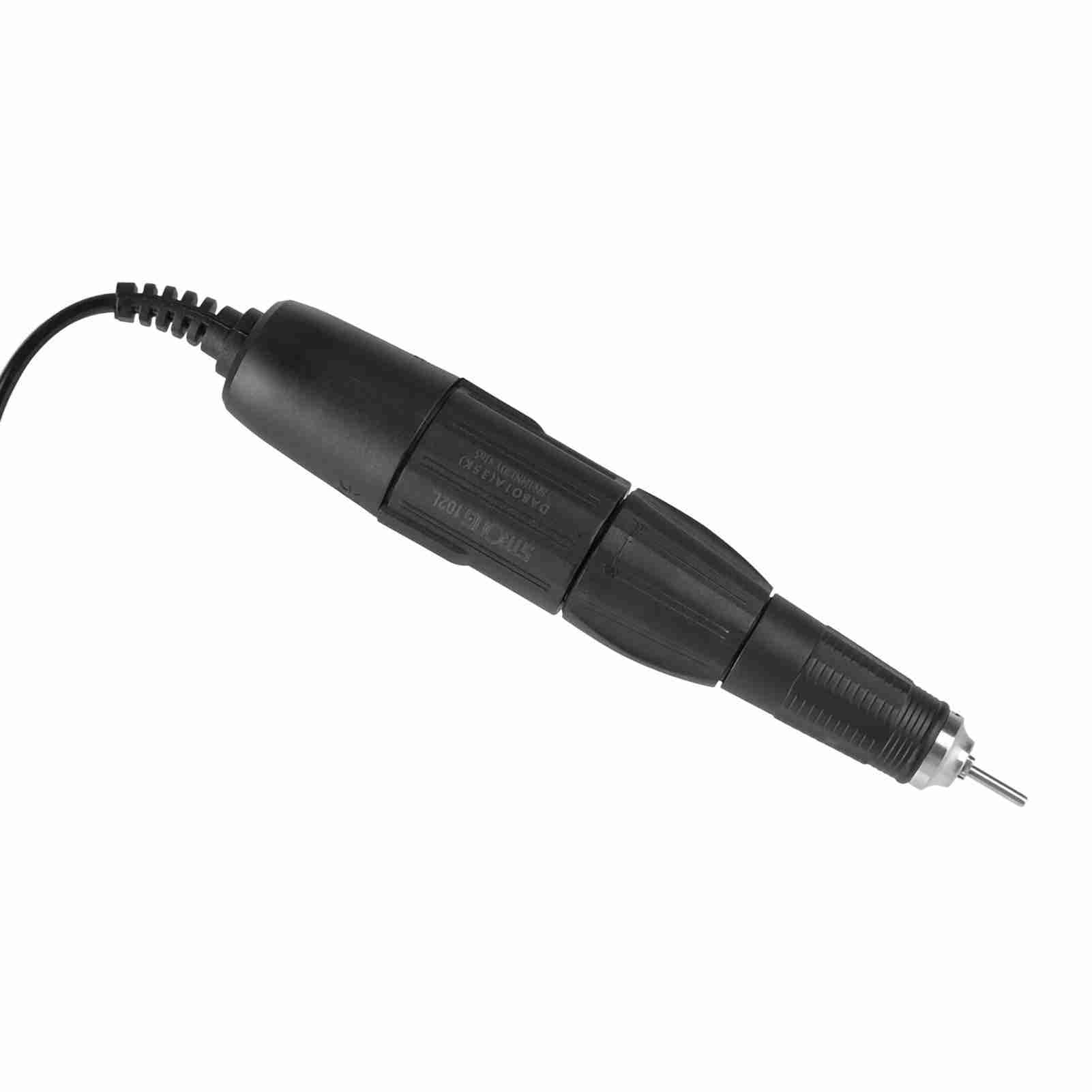 nail Electric Drill Handle, 102L-2.35mm for Electric Nail Manicure Machine, Replacement Handpiece, Professional Salons and Manicure (Black)