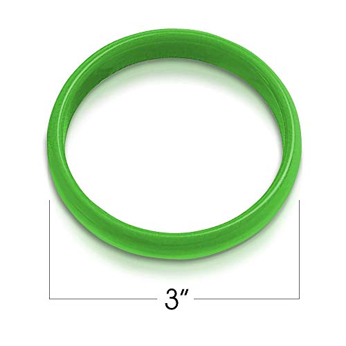 Gamie Carnival Cane Rack Rings Set of 12 Colored Hoops for Ring