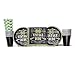Vintage Dude 60th Birthday Party Supplies Pack for 16 Guests | The Man The Myth The Legend | Includes: Straws, 16 Dessert Plates, 16 Luncheon Napkins, and 16 Cups (Bundle for 16) Sixty Years