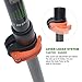 Mountaintop Trekking Poles/Walking Sticks/Hiking Poles - 2 Pack